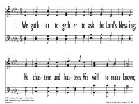 The Youth Hymnary d224. We gather together to ask the Lords blessing | Hymnary.org