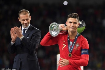 Portugal 1-0 Holland: Goncalo Guedes fires hosts to UEFA Nations League glory | Daily Mail Online Portugal 1-0 Holland: Guedes...