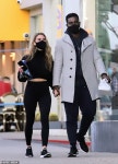 Chrishell Stause flashes her toned midriff in a crop top as she holds hands with Keo Motsepe in LA | Daily Mail Online Chrishell... 