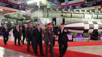 Kim Jong-un gives Sergei Shoigu a tour of North Korea's arsenal of ICBMs as Russian defence chief looks for new weapons | Daily...