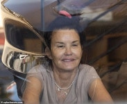 EXCLUSIVE: Supermodel Janice Dickinson, 68, shows off a VERY smooth complexion as she hits the gym with her husband - one year... 