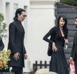 맨션앳락(Mansion At Rock) | as Black Sabbath star is laid to rest in grounds of his own mansion Marilyn Manson leads rock royalty at Ozzy Osbourne's funeral