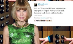 Twitter feed claiming to be from Vogue HQ elevator becomes internet hit in just three days | Daily Mail Online Have I got... 