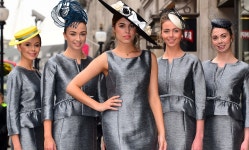 Amber le Bon launches Royal Ascots fashion police uniform... silver dresses set to enforce dress code at this years racing meet