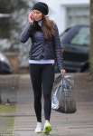 Melanie Sykes steps out make-up free in gym gear and beanie hat in North London  Melanie Sykes steps out make-up free in gym... 
