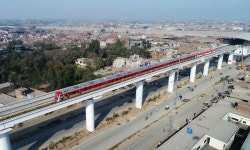 Lahores Orange Line Metro Train conducts trial run - Pakistan - DAWN.COM Lahores Orange Line Metro Train conducts trial run