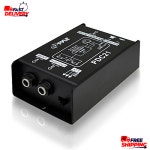 Premium Direct Injection Audio Box - Passive DI Unit Hum Eliminator... Injection Audio Box - Passive DI Unit Hum Eliminator w/ Input :: 