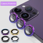 For iPhone 17 E/16 E/15/14/13/12 Metal Ring Camera Lens Protector Tempered Glass - 비드바이코리아 - 일본 해외경매·구매대행... 