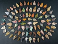 ** 52 pc lot Flint Arrowhead Ohio Collection Project Spear Points Knife Blade ** - 비드바이코리아 - 일본 해외경매·구매대행... 