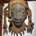 Ekoi leather wood and hair covered ceremonial figure - 비드바이코리아 - 일본 해외경매·구매대행, 야후옥션, 미국 eBay