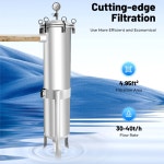 2 NPT Bag Filter Housing 304 Stainless Steel 120 Psi In/Out #1 Bag with Mesh - 비드바이코리아 - 일본 해외경매·구매대행... 