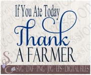 Thank A Farmer Svg Farmer Svg Farmer Sign Svg Farm Svg Svg - Etsy