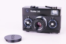 Rollei 35 Black 35mm Feet Camera HFT Tessar 40mm F/3.5 Lens - Etsy