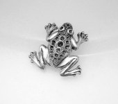 1pcsfrog Brass Stamping Antique Silver 26x27mm B34-9 - Etsy