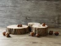 Unity Candle Holder Set, Rustic Wedding Decor, Taper and Cylinder Candle Holders Set of 3, Wedding Ceremony, Woodland Country... 