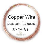 99.9% Pure Copper Wire Dead Soft Round 8 10 12 14 16 18 20 21 - Etsy