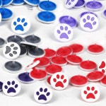 Paw White KAM Two-toned Engraved Plastic Snaps Snaps - Etsy Paw White KAM Two-toned Engraved  Plastic Snaps Snaps - Etsy