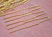 Gold U Hair Pin50 PC Gold Metal Hair Pins nickel and Lead - Etsy