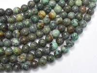 African Turquoise Beads 8mm8.4mm Round 15.5 Inch Approx - Etsy