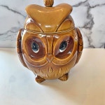 Vintage Lefton Chubby Brown Owl Cookie Jar H4628 11 - Etsy