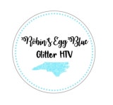 Robins Egg Blue Glitter Heat Transfer Vinyl Tffany Blue - Etsy