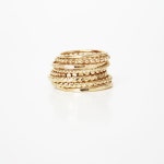 14k Gold Filled Stacking Rings, Thin Dainty Ring, Stackable Delicate Ring Set, 14k Gold Ring, Simple Thin Ring Set for Woman... 