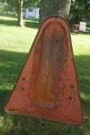 Antique Sno-wing Metal Snow Sled Metal Jet Sled Metal Yard - Etsy