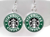 Company Logo Earrings Gift for Employees Custom Corporate - Etsy