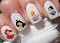 80 Disney Princess Nail Decals A1226 - Etsy 80 Disney Princess Nail Decals  A1226 - Etsy