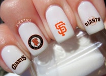 San Francisco Giants Nail Decals A1331 - Etsy San Francisco Giants Nail Decals  A1331 - Etsy