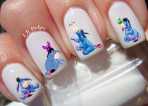 43 Eeyore Nail Decals A1263 - Etsy
