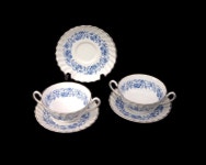 Pair of Royal Doulton Mayfair Blue H4900 Double-handled Cream - Etsy Canada