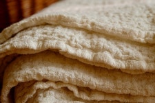 Linen Bed Cover Champagne Color Textured Rustic Linen Rustic - Etsy