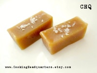 Soft Salted Caramel Chews Recipe Homemade Caramels Chewy Carmel Candy Recipes Handmade Gifts Party Favors - Etsy
