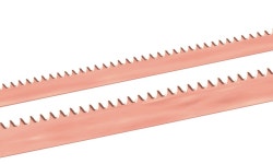 Adornville® 99.9% Pure Copper Serrated Bezel Wire 28 Gauge X 1/8 or 28 Gauge X 3/16 5 Feet or 10 Feet by EAM Jewelry Design... 