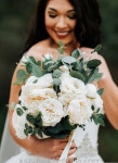 Ivory and Eucalyptus Bridal Bouquet Silk Flowers Silver - Etsy Ivory and Eucalyptus Bridal Bouquet Silk Flowers  Silver - Etsy