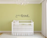 You Are so Loved Vinyl Wall Decal Nursery Wall Decal D01078 - Etsy You Are so Loved Vinyl Wall Decal  Nursery Wall Decal D01078... 