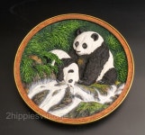 Vintage Bradford Exchange Panda Plate A1017 A Taste of Life - Etsy