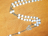 Rosary XIX Th OPALINE Antique Rosary - Etsy