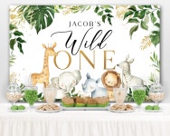 Safari Backdrop Jungle Backdrop Safari Party Wild One Boy - Etsy