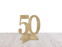 50th Birthday Decorations, 50 Table Decor, Fifty Centerpiece, Tabletop Decoration, Table Sign, Fiftieth Anniversary Party... 