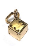 18K Yellow Gold Las Vegas Craps Dice Charm 7141 | Etsy 18K Yellow Gold Las Vegas Craps Dice Charm  7141 | Etsy