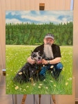 Custom Painting Custom Owner and Pet Painting Custom Art - Etsy