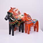 Dala Horse Sweden, Horse Figurine, Dalapferd, Horse Figurine... Horse, Schweden, Dala Pferd, Swedish Folk Art, Wooden Horse - Etsy