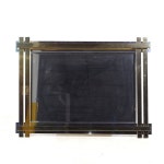 Paul Evans Cityscape Style Mid Century Brass and Chrome Mirror Mcm - Etsy