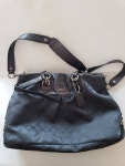 Coach Ashley Carryall Nylon Handbag Charcoal Gray G1159-F18776 - Etsy