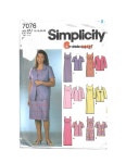 Simplicity SEWING PATTERN 7076 for Misses Dress & Jacket, Sizes 16 to 22, Length Variations, Buttoned, Uncut Tissue, C2002 - Etsy