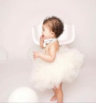 Girls Ivory Tutu, White Birthday Tutu, Toddler and Baby Tutu, 1st Birthday Cream Tutu, Smash Cake Photo, Ballerina Tutu, Ivory... 
