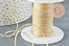Light Gold Polyester Cord, 1mm, X1 Meter (G3349) - Etsy