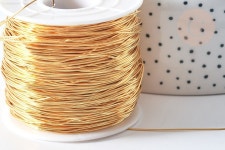 Gold Stainless Steel Wire 0.6mm Fine Metallic Wire for - Etsy